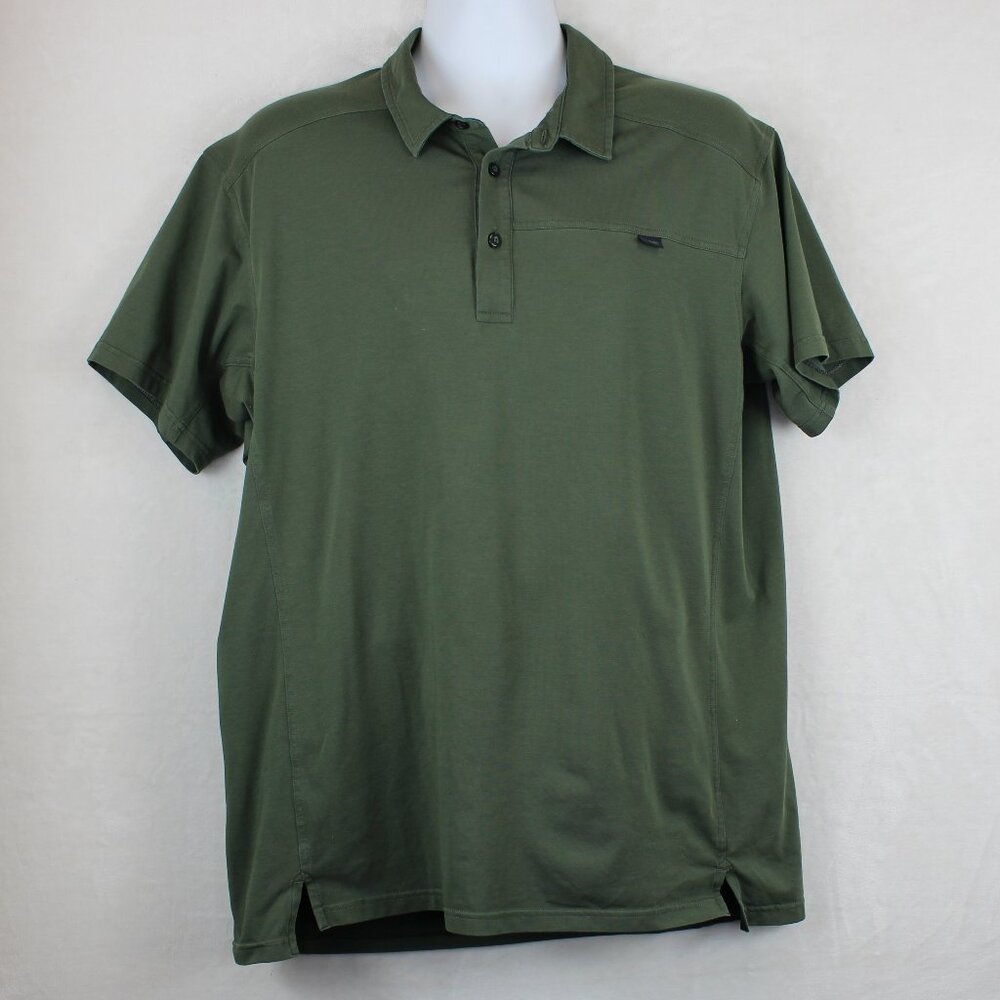Arcteryx Green Polo Collar Short Sleeve Shirt (XL)